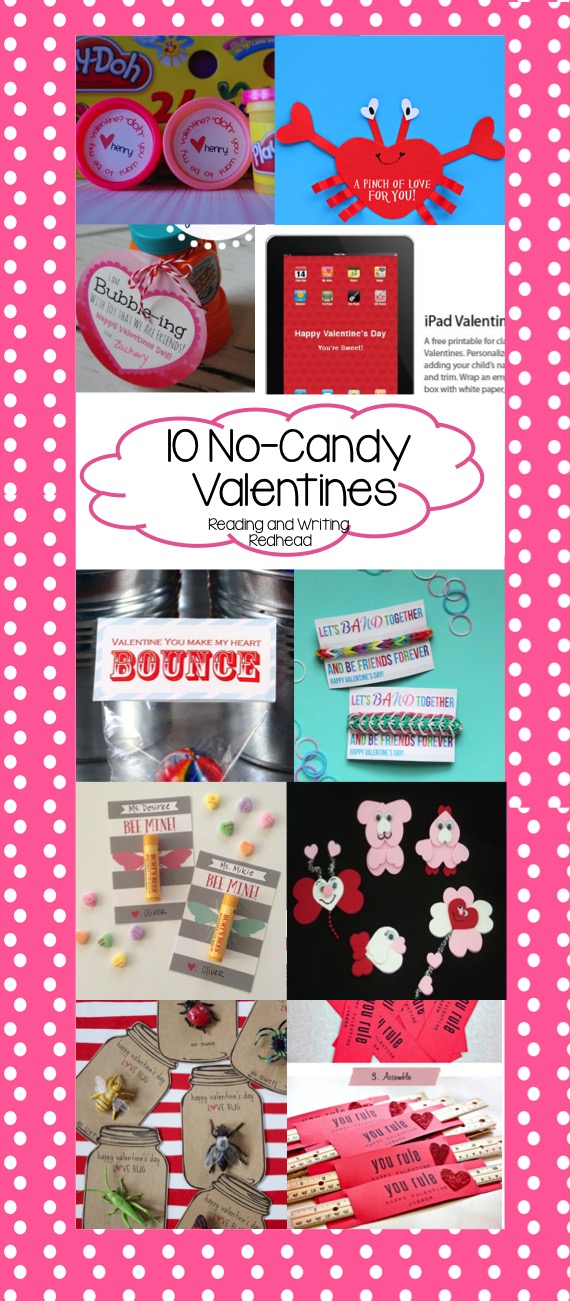 No-candy crafty Valentines from Reading and Writing Redhead