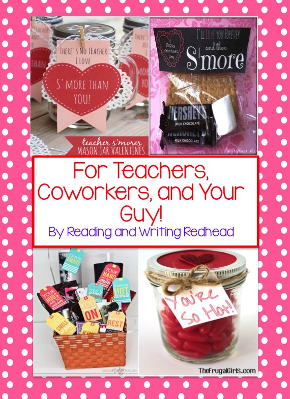 Valentines for Teachers, Coworkers, and Your Guy from Reading and Writing Redhead