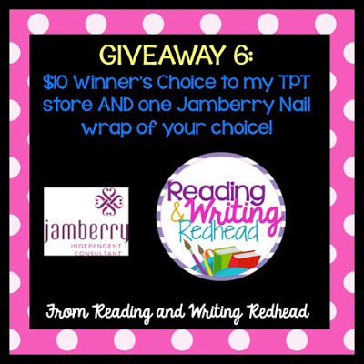Giveaway 6: Reading and Writing Redhead