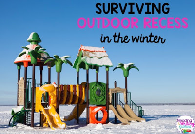 Surviving Outdoor Recess in the Winter: Tips for not freezing your you-know-what off when you have recess duty in the winter from Reading and Writing Redhead