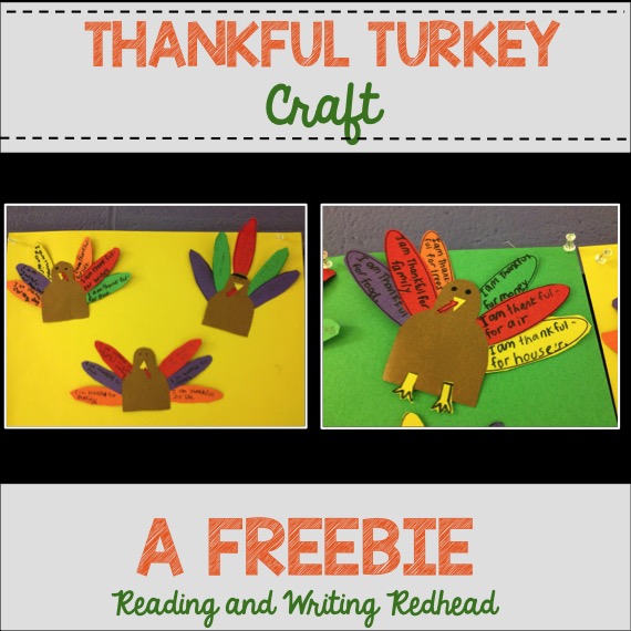 Classroom Resources for Thanksgiving - Reading and Writing Redhead