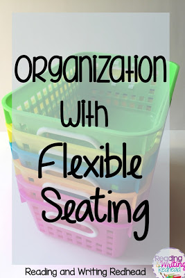 Flexible Seating Storage neon baskets , Flexible Seating Storage and organization