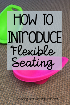 Scoop rockers on a rug with title How to introduce flexible seating