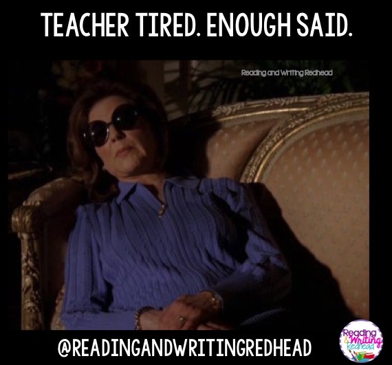 Tired older teacher sleeping on couch