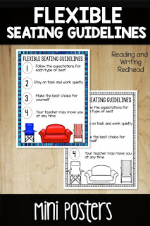Cover of flexible seating guidelines freebie