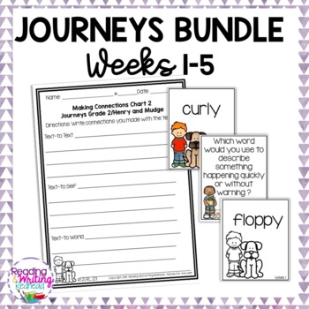 Cover of Journeys weeks 1-5 bundle