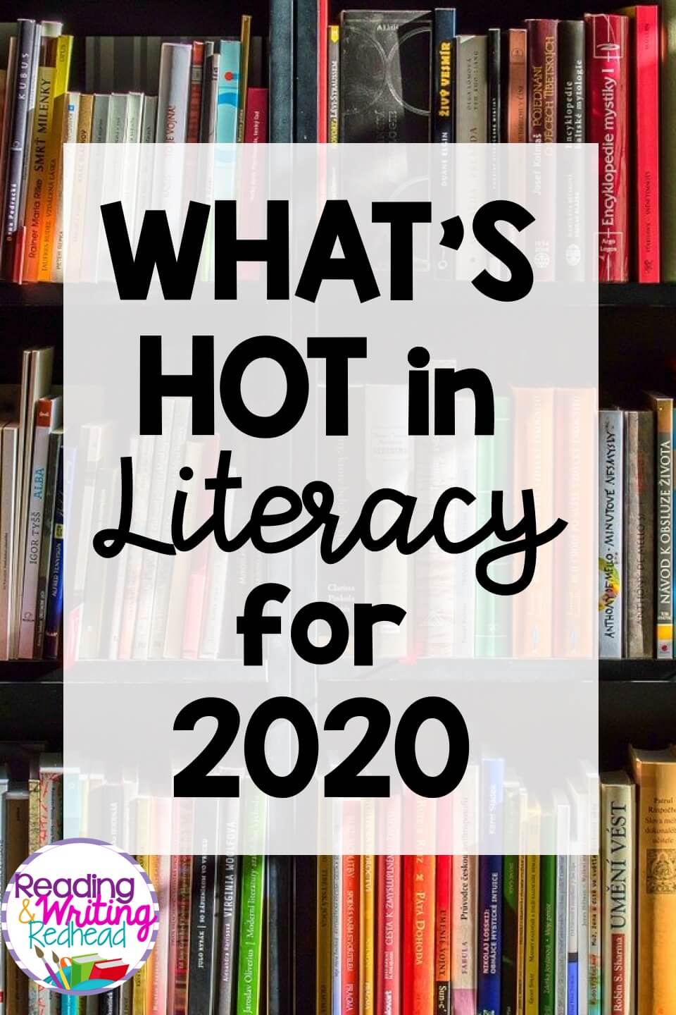 Bookshelf with pin for What's hot in literayc