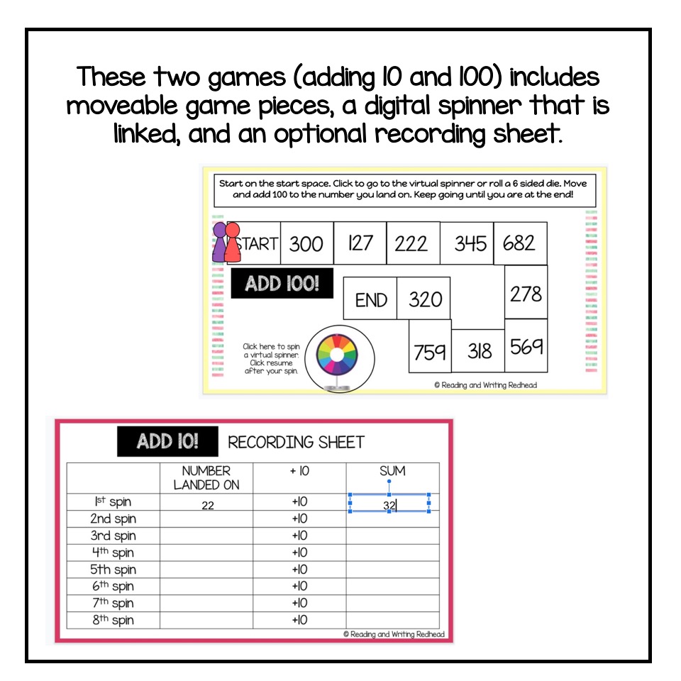 Game image from 3rd grade Back to school math review