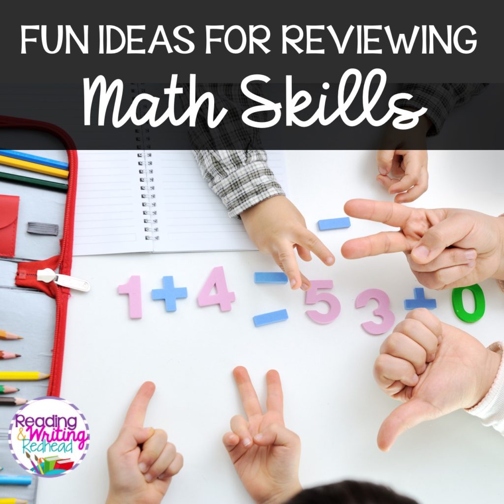 Cover image for fun ideas for reviewing math skills