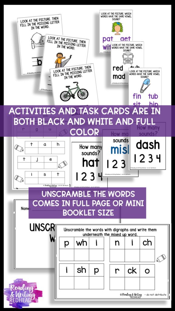 2nd grade intervention full size, mini booklet intervention all in one place