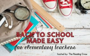 Back to School Can be A Cinch for Teachers