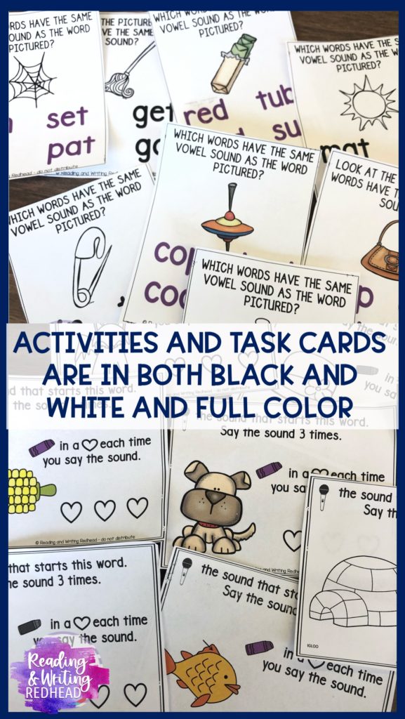 Back to School Made Easy for Teachers | 1st grade reading and intervention task cards