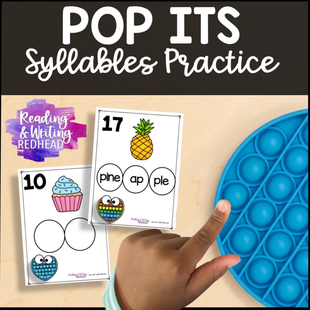 11 More Ways to Use Pop its in the Classroom: Pop it Syllables Practice