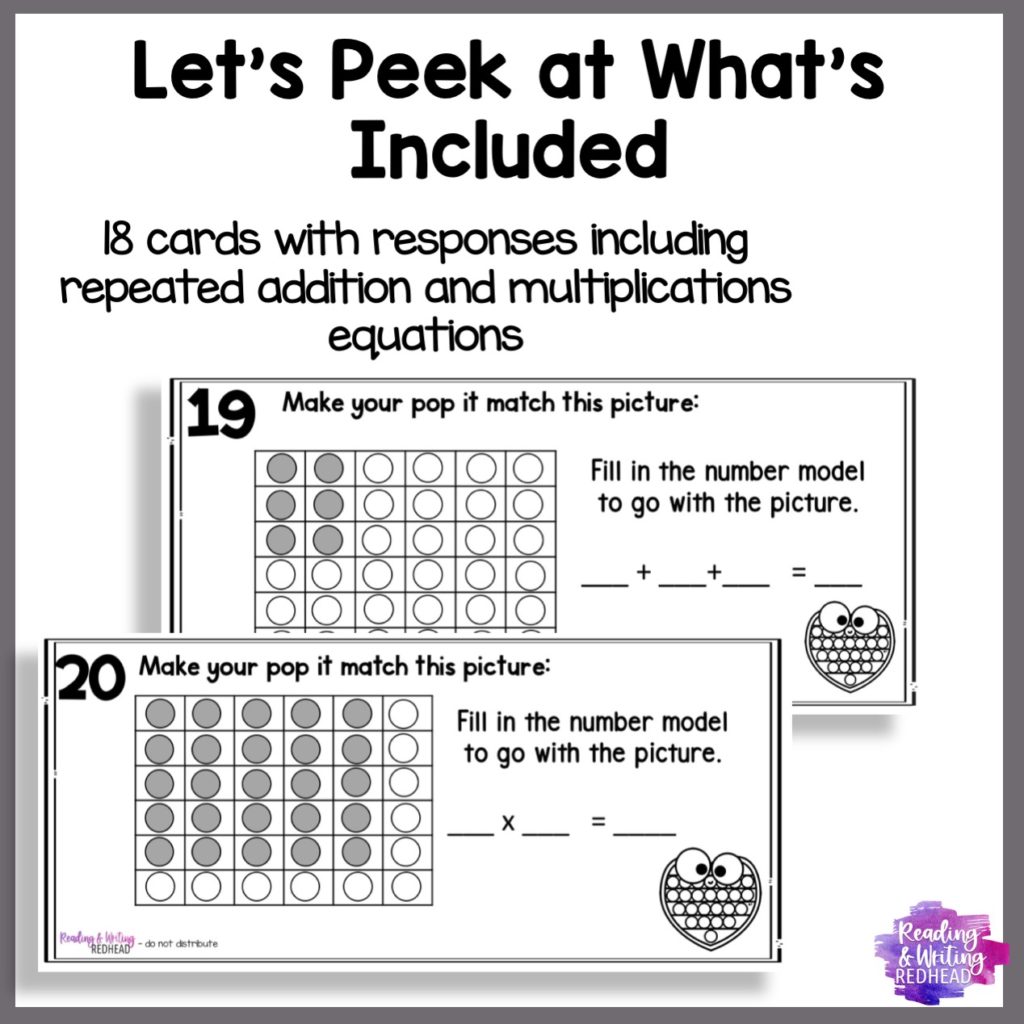 11 More Ways to Use Pop its in the Classroom: Pop it Math Arrays & Repeated Addition