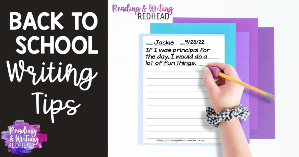 Back to school writing tips