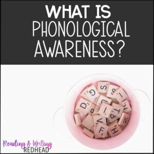 What is Phonological Awareness cover image with bowl of letters