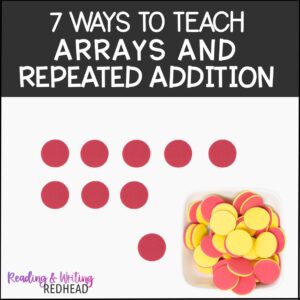 7 ways to teach arrays and repeated addition blog post square