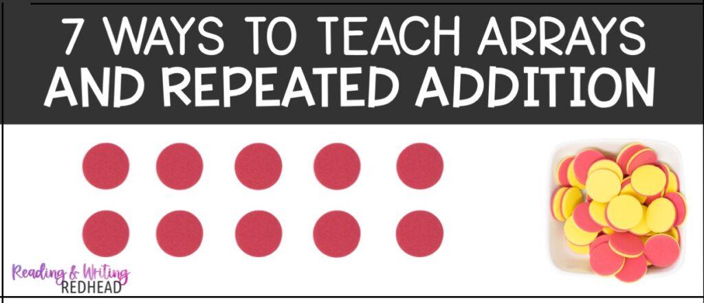7 ways to teach arrays and repeated addition fb image