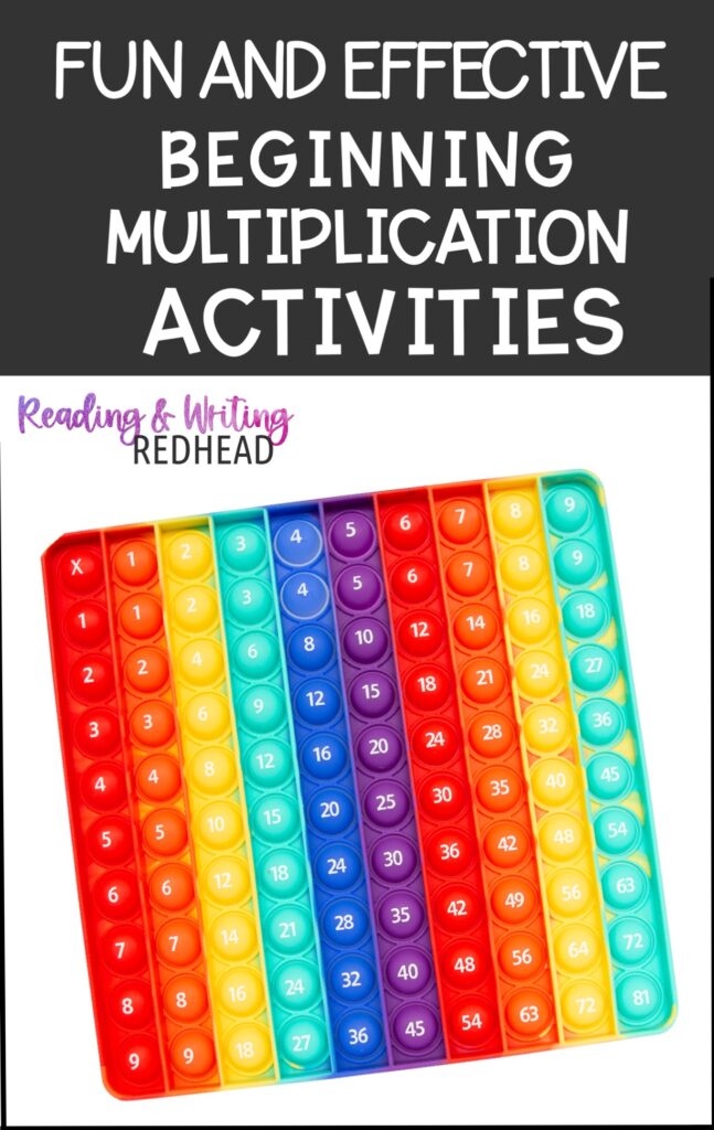 Fun and effective beginning multiplication activities