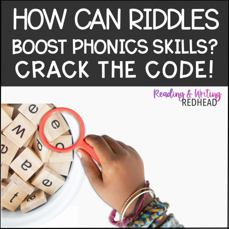 Code Writing Riddle How Can Word Riddles Boost Phonics Skills? Crack the Code! - Reading ...