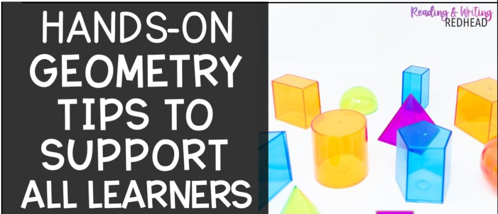 shape up geometry : hands on tips to support all learners