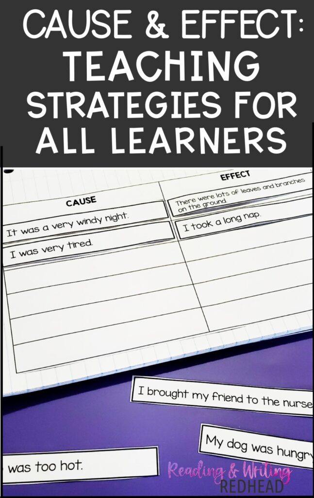 Strengthen Cause and Effect Skills: Valuable Strategies for Your Readers