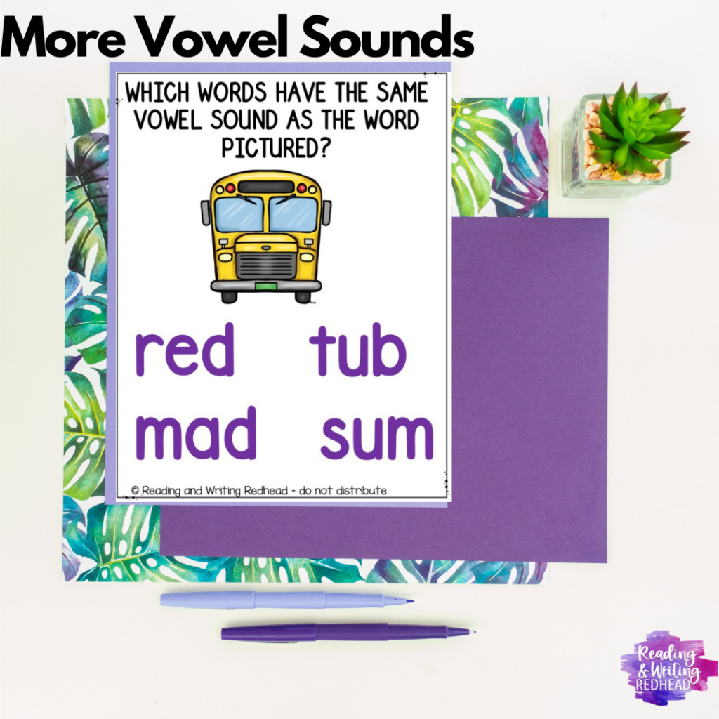 1st grade reading phonics task cards and centers bundle