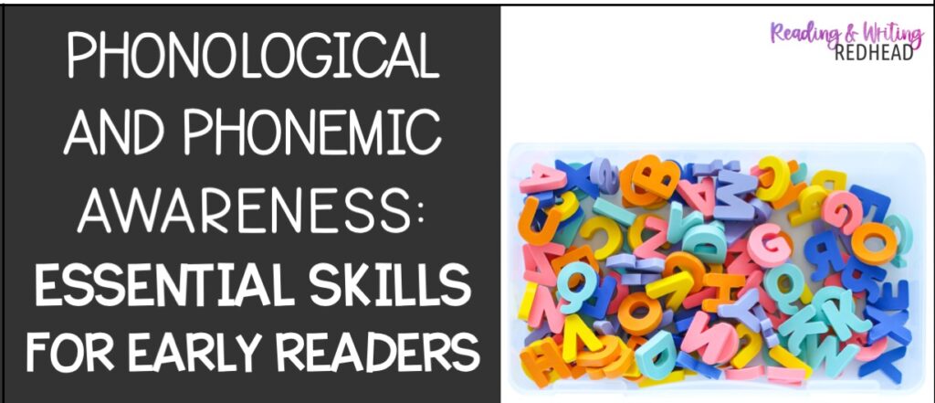 Phonological and phonemic awareness essential skills for early readers fb image