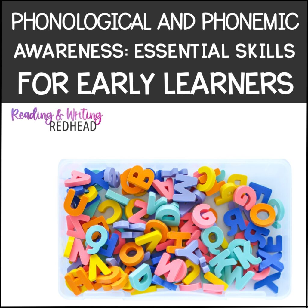 Phonological and phonemic awareness essential skills for early readers square image