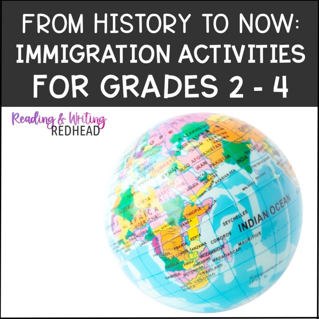 from history to now immigration activities for grades 2-4 square image