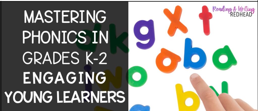 Mastering phonics in grades k-2 engaging young learners with task cards Facebook wide image