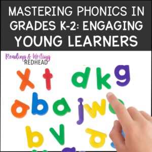 Mastering phonics in grades k-2 engaging young learners with task cards square image