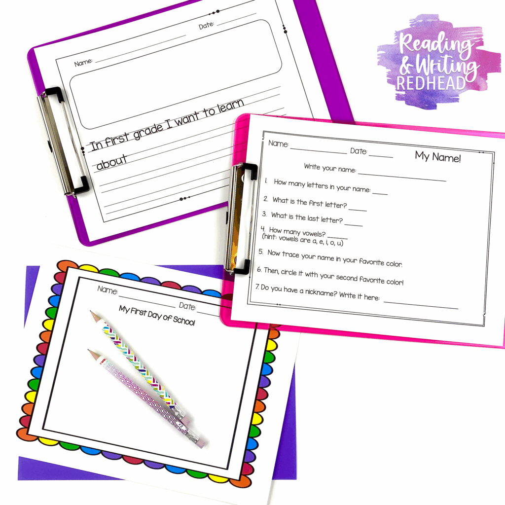1st grade back to school product photo