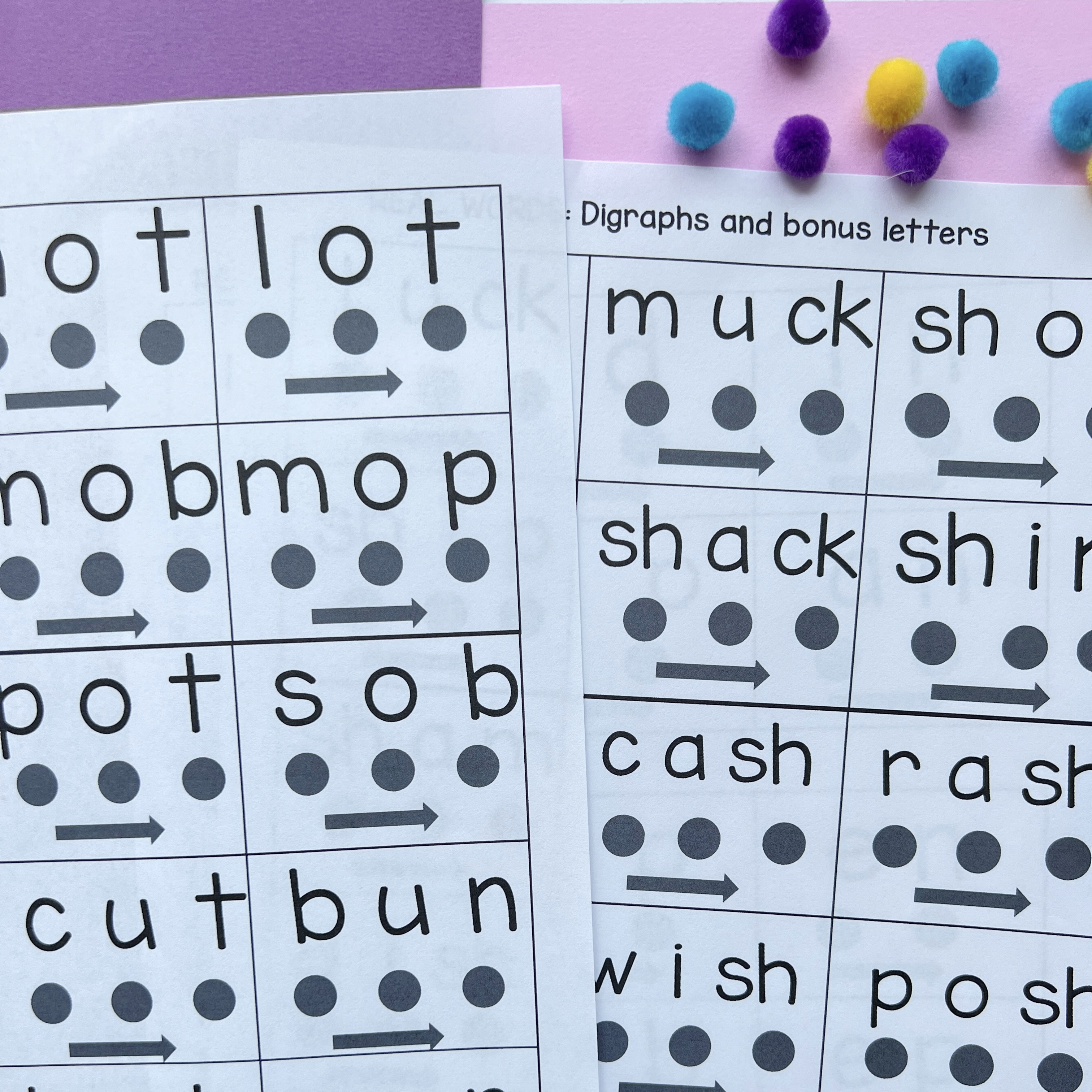 Product photos 1st grade back to school phonics review 1