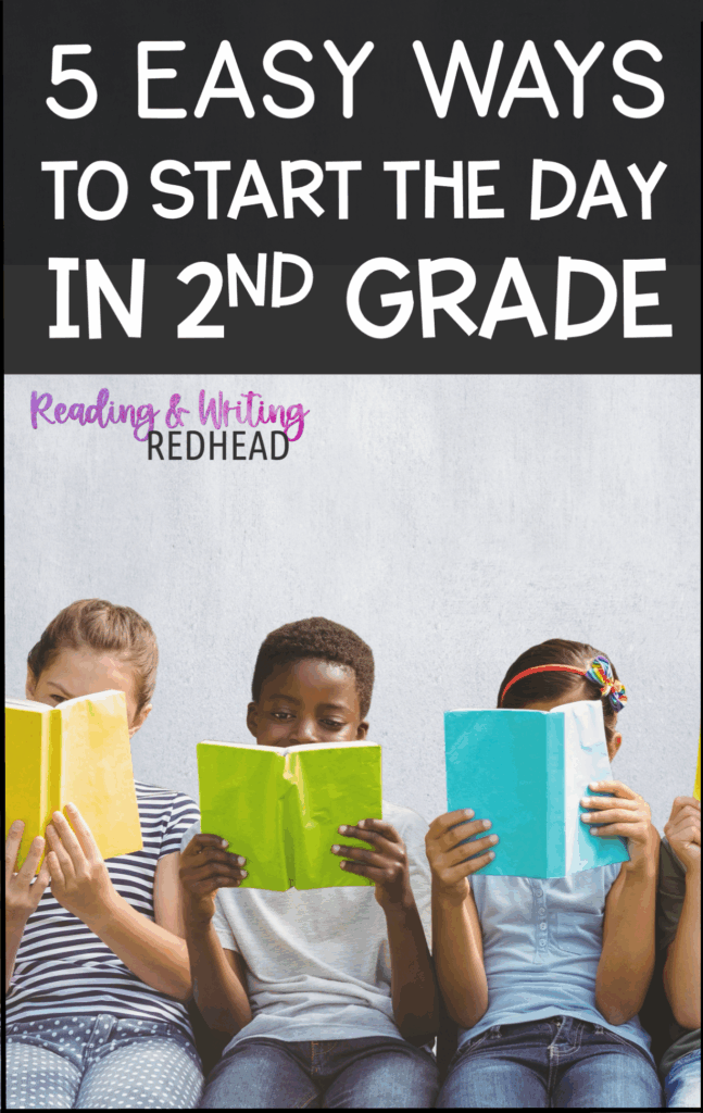 5 easy ways to start the day in 2nd grade PIN