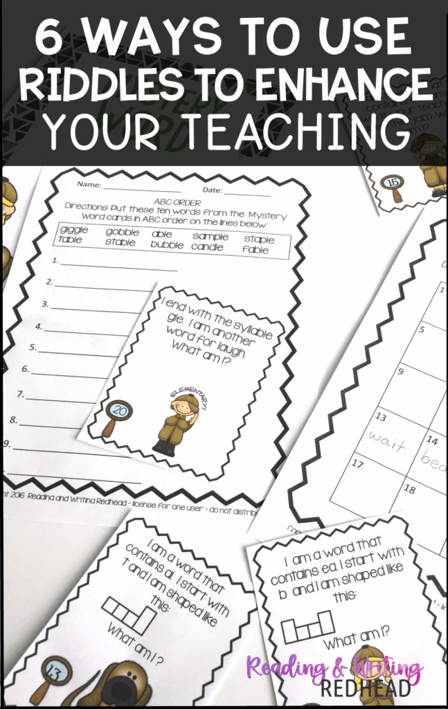 6 ways to use riddles to enhance your teaching pin