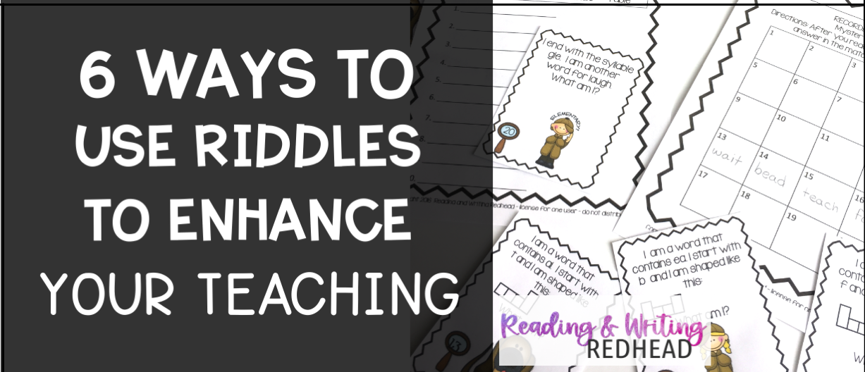 Write Many Riddle 6 Ways to Use Riddles to Enhance Your Teaching